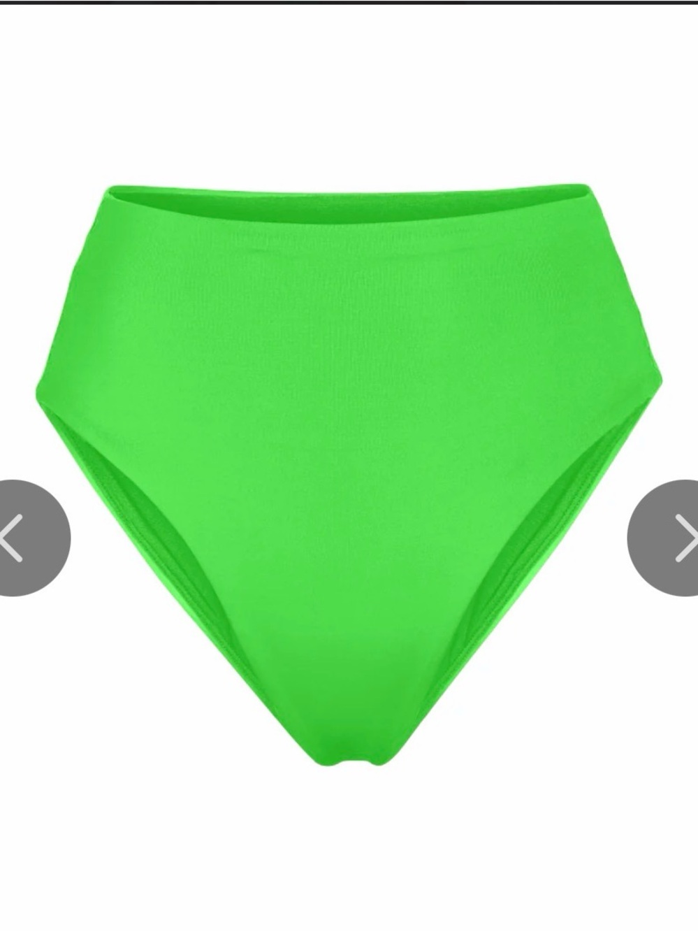 NWOT Left On Friday Hi Hi Bottom Neon Green Apple